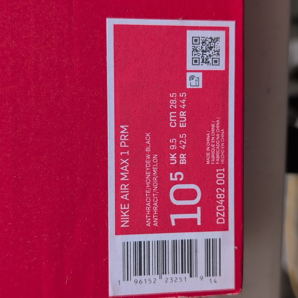 Nike Air Max 1 Premium - Honeydew Duck - Men's Size 10.5 ( DZ0482-001 ) - Picture 9 of 9